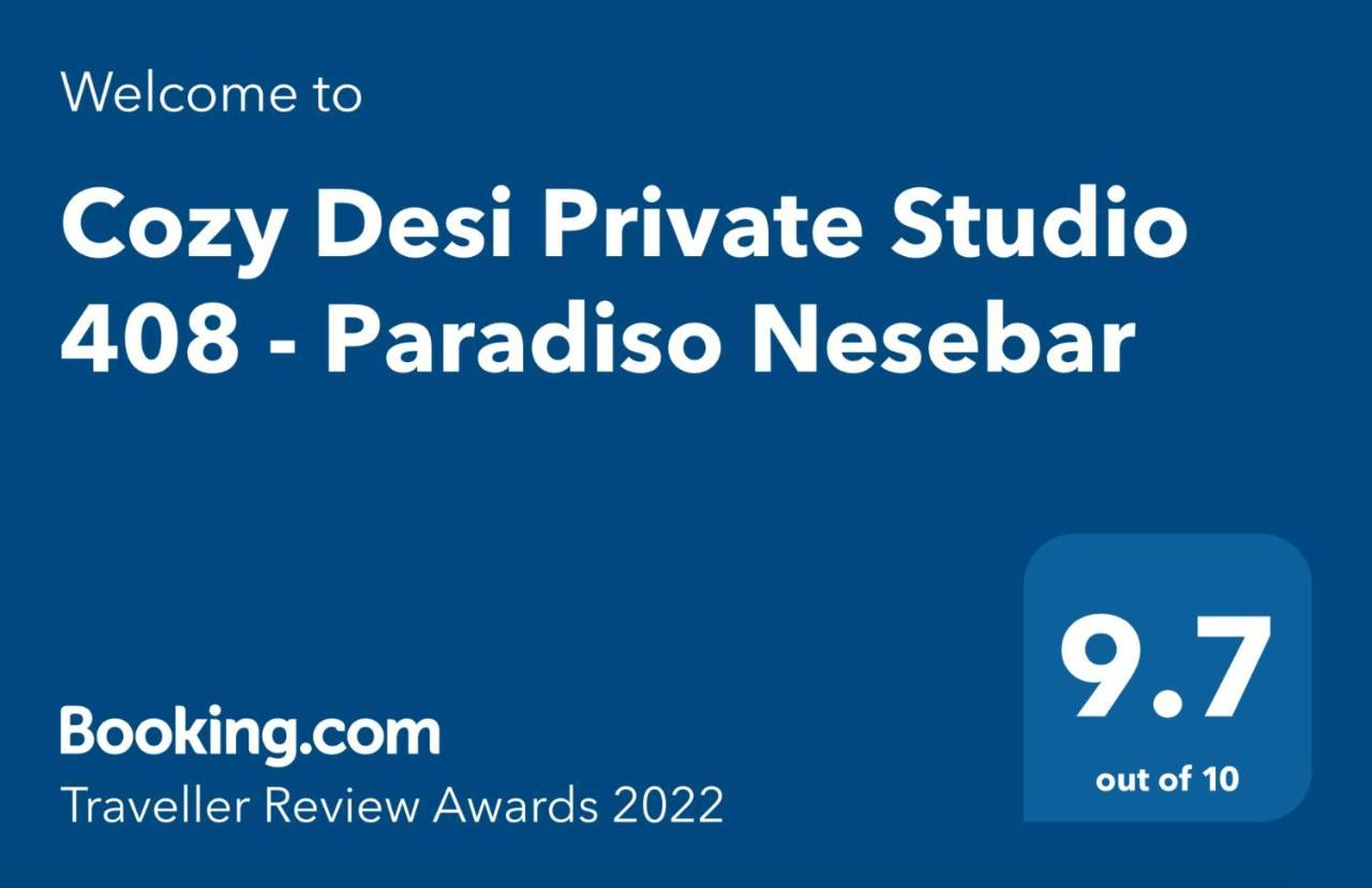Paradiso 'В' 408 Private Studio Nessebar Buitenkant foto